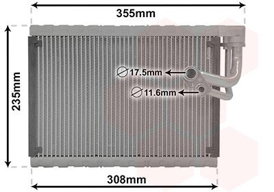 Vaporizador de aparelho de ar condicionado Audi A4 Avant B8 8K5